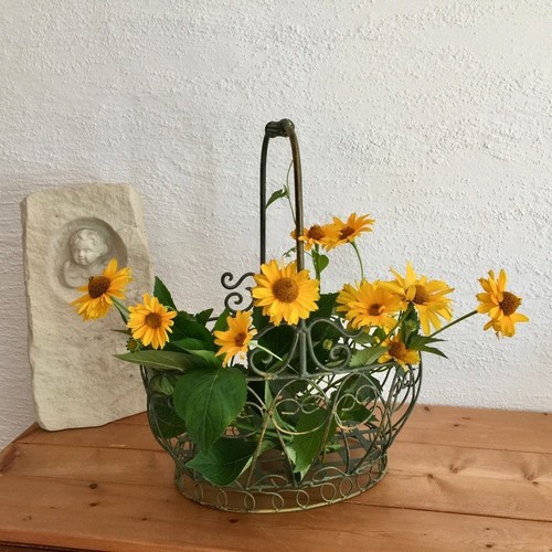 Blumenkörbe aus metall - blumenkörbe,
