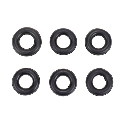 Auspuffgummi rund haltering - 6x,