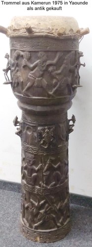 Alte afrikanische tam - alte, tam-tam