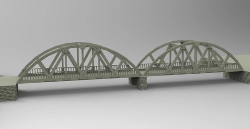 Stahlbrücke abgerundet - stahlbrücke,