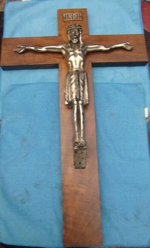 Xxl antikes holzkreuz - xxl,