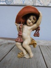 Schnitzerei Holzfigur Figur Skulptur Engel Engelchen Kardinalsengel AJ