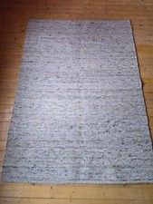 Hochwertig edel gewalkter Handwebteppich aus 100% Schurwolle LUXUS