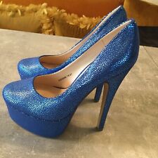Tulipano Highheels  37 Royal Blau Schuhe Pump