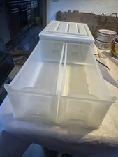 Große Schubladenbox Organizer Bürobox Aufbewahrungsbox 2 Schubladen in 1.