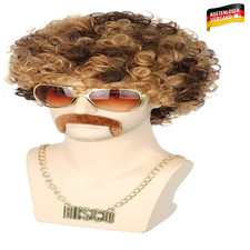 Topcosplay 70er Afro Perücke