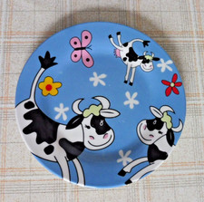 Kinderteller mit Kühen