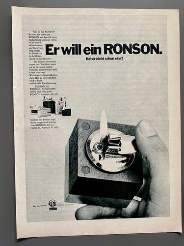 Will ein ronson feuerzeug - will,