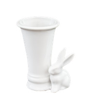 Mini-Vase mit Hase 7,5 cm