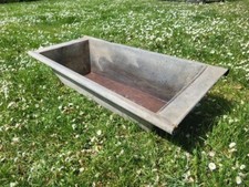 alte eckige Zinkwanne, Wanne