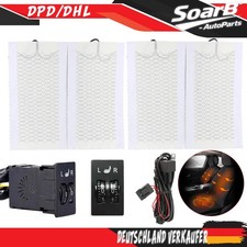 4 tlg Auto Sitzheizung Carbon