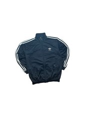 Vintage Adidas Firebird Trainingsjacke / 90er Jahre / Gr. S / Schwarz : Weiß