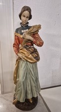 Holzfigur Frau Bäuerin 80 cm