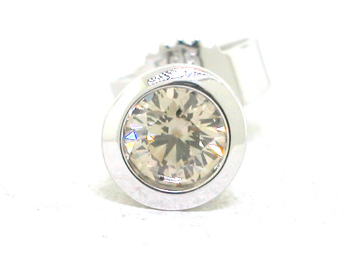 Brillant single 585 weißgold - single,