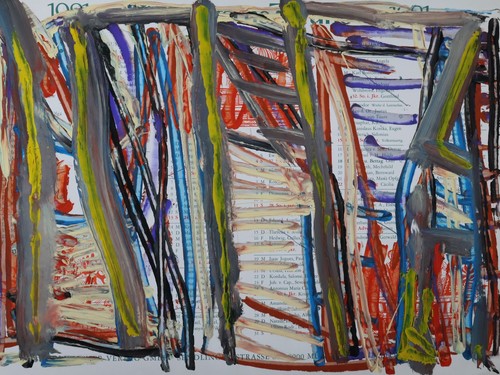 Lehmphul abstrakt gouache - abstrakt,