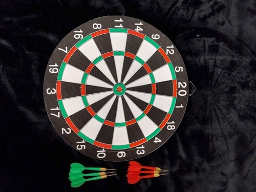 Profi dartscheibe inkl 6 - profi.,