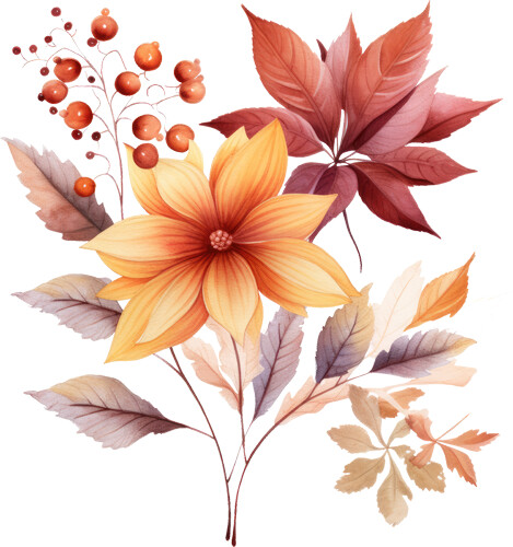 Niedliche bunte blumen - bunte,