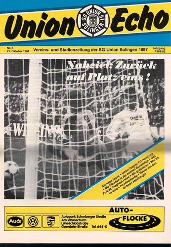 Fussball programmheft 84 85 - fussball-programmheft,