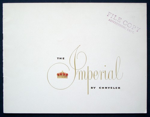 Prospekt brochure 1952