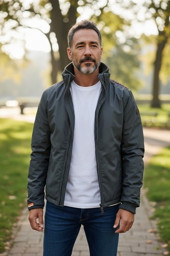 Superdry jacke l - , gr.