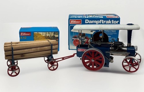Wilesco dampftraktor d405 blau - dampftraktor,