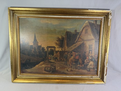 Großes gemälde vintage - großes,