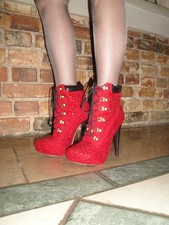 Plateau Schuhe, Stiefelette