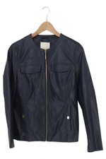 MILANOO Damen Lederjacke Blau