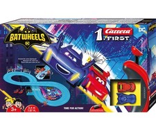 Carrera First Rennbahn Autorennbahn DC Batwheels Time for Action 2,4 Set Bahn