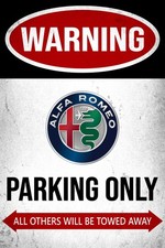 Blechschild alfa romeo - blechschild,