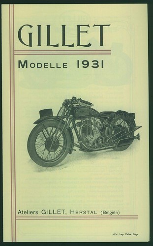 Gillet herstal 1931 - herstal, belgien