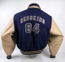Redskins Jacke College-/ Baseball 84 Gr. L Wolle/Leder  Mix dunkelblau / creme