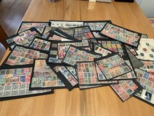 Briefmarkensammlung.Großes Konvolut an Steckkarten. Marken weltweit. Ältere.