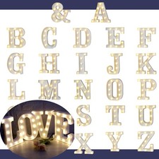 3D LED Leuchtbuchstaben Deko Buchstaben Schriftzug Name Wort ABC