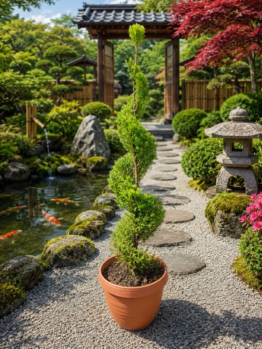 Formscnitt bonsai spirale - bonsai,