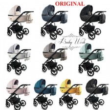 Bexa Luft Baby Pram 2in1 3in1 Trageschale+Kinderwagen+Autositz+Isofix Sockel
