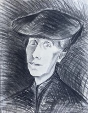 Person Frau mit Hut Porträt