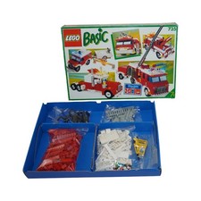 LEGO 735 Basic Baukasten Basic Building Set 9V Motor Light Sound ab 7 Jahren geb