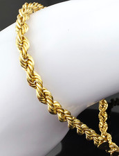 Kordelarmband Gold 333 * Gelbgold Armband Kordel 4,2 mm