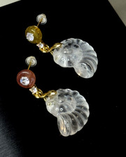 Ohrringe Bergkristall Turmalin