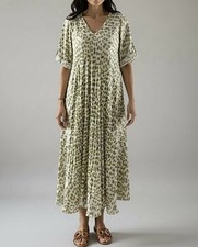 Kleid Lang Leo Print Neu 36 38