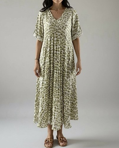 Kleid lang leo print - lang,