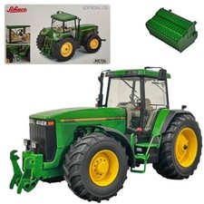 Schuco 450787500 John Deere 8400 mit Fronthydraulik u. Frontgewicht 1/32 Traktor