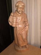 Holzstatue Mönch Bierkrug