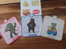 Tigermedia, Wildcard, eigene Inhalte für die Tigerbox TOUCH, 3 Stück, Neuwertig