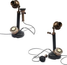 Drehscheibe Wohndeko Telefon Antikoptik Schreibtisch Tischdeko