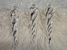 Eiszapfen Christbaumkugel Weihnachtskugel Christbaumschmuck Krebs Glas Lauscha