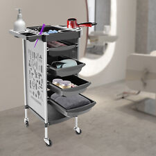 Friseurwagen Salonwagen mit 4 ausziehbaren Schubladen Friseurwagen für Stylisten