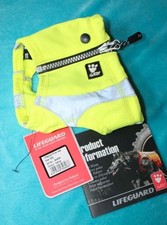 ❤️ Hurtta Lifeguard Sturm Polar Vest Weste neon gelb XXS  Bauch 30 - 37 cm ❤️TOP