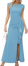 Missufe Damen Ballkleid Maxi